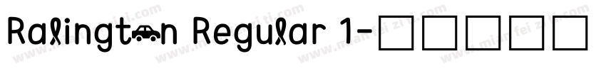 Ralington Regular 1字体转换
